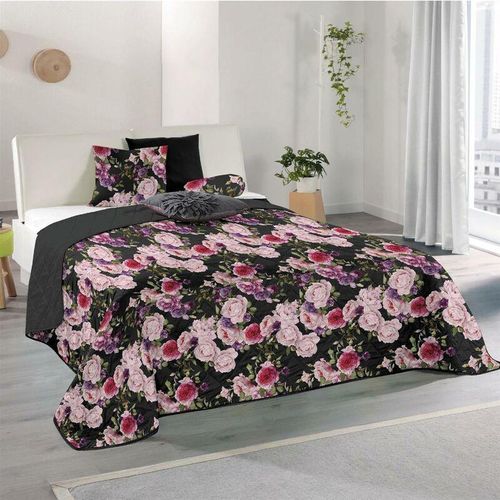 4035179118863 - Bestlivings - Tages-Decke xxl (220x240 cm) mit wattierter Zwischenlage in verschiedenen gesteppten Patchwork Designs Überwurf Steppbett (Lilia)