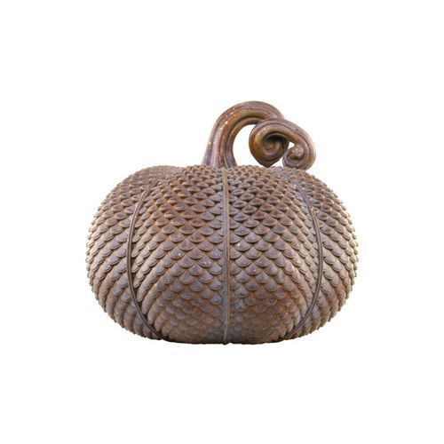 5712750324484 - Chic Antique Kürbis mit goldener Verzierung Ø29 x H255 cm antique mokka 5712750324484 - Chic Antique Kürbis mit goldener Verzierung Ø29 x H255 cm antique mokka