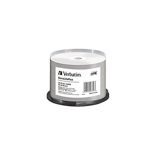 0023942437567 - DataLifePlus Professional - 50 x CD-R - 700 MB 52x - breite Thermodruckfläche - Spindel