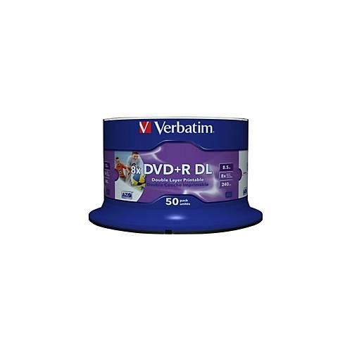 0023942437031 - Verbatim 43703 DVD-Rohling 85 GB DVD-R 50 Stück(e) 00239424