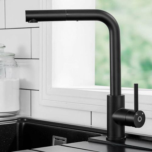 0768607947721 - Cecipa - Wasserhahn Küche Ausziehbar Küchenarmatur Hochdruck mit Herausziehbarem Auslauf Mischbatterie Küche Einhebel 360° Drehbar Spültischarmatur
