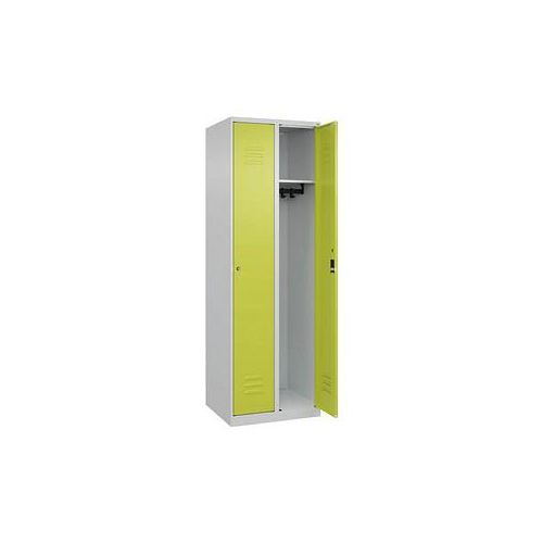 4067521365359 - Spind Classic Plus clowngrün lichtgrau 080000-20-S10029 2 Schließfächer 600 x 500 x 1850 cm 4067521365359 C+P-Möbel