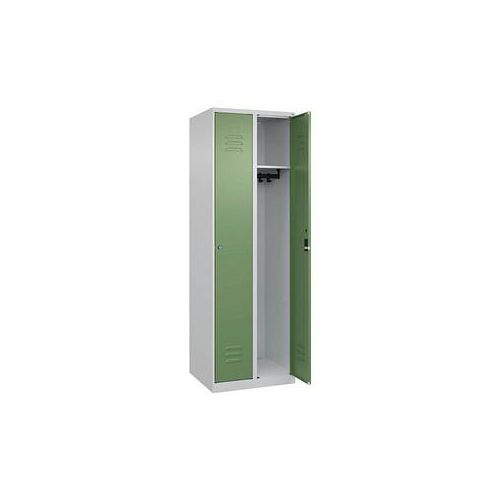 4067521364246 - Spind Classic Plus lichtgrau resedagrün 080000-20-S10019 2 Schließfächer 600 x 500 x 1850 cm 4067521364246 C+P-Möbel 4067521364246 - Spind Classic Plus lichtgrau resedagrün 080000-20-S10019 2 Schließfächer 600 x 500 x 1850 cm 4067521364246 C+P-Möbel