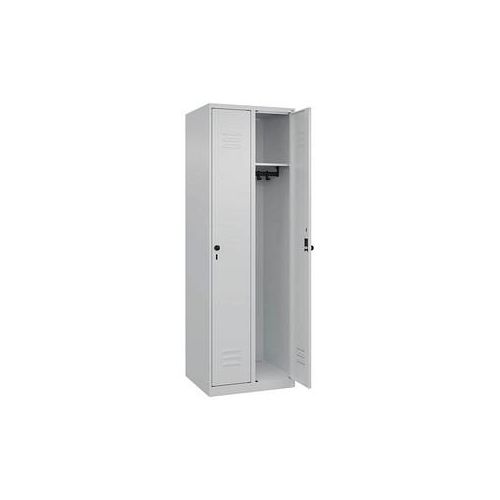 4067521313022 - Spind Classic Plus lichtgrau 080000-20-S10000 2 Schließfächer 600 x 500 x 1850 cm 4067521313022 C+P-Möbel 4067521313022 - Spind Classic Plus lichtgrau 080000-20-S10000 2 Schließfächer 600 x 500 x 1850 cm 4067521313022 C+P-Möbel