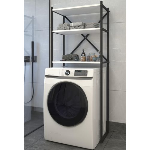 4051814426933 - Metall Überbauschrank Waschmaschine Insasi Stabiles Waschmaschinenregal Waschmaschinenschrank praktischer Überbau mit Regal 4051814426933 - Metall Überbauschrank Waschmaschine Insasi Stabiles Waschmaschinenregal Waschmaschinenschrank praktischer Überbau mit Regal