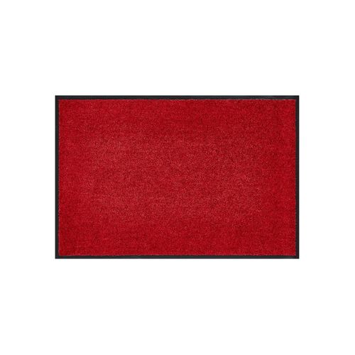 4002398953100 - Fußmatte mit Gummiumrandung und rutschhemmende Rückseite rot 150 x 90 x 07 cm Fußmatte Schmutzfangmatte Fußabtreter Türmatte Sauberlaufmatte