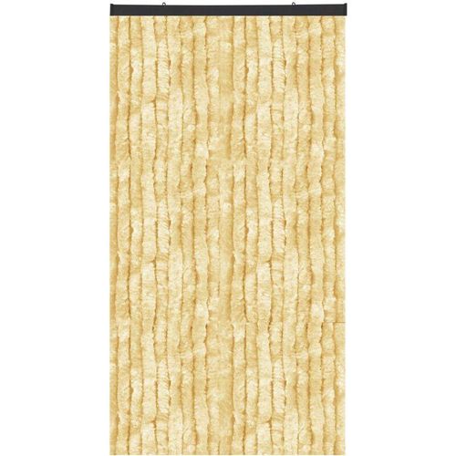 4059222342807 - Bestlivings - Flauschvorhang in Sondergröße - Türvorhang Breite 140cm - Länge 250cm Creme - Creme