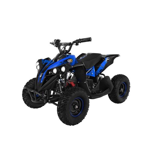 4056551050410 - Elektro-Kinderquad Reneblade Mini-Quad mit 1000 Watt Federung Scheibenbremsen drosselbar LEDs (Classic Schwarz Blau) 4056551050410 - Elektro-Kinderquad Reneblade Mini-Quad mit 1000 Watt Federung Scheibenbremsen drosselbar LEDs (Classic Schwarz Blau)