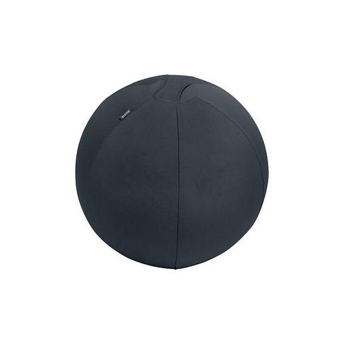 4002432134755 - Ergo Active Sitzball mit Anti-Wegroll-Design 55cm Dunkelgrau Ball chair - Stoffbezug - Bis zu 120 kg