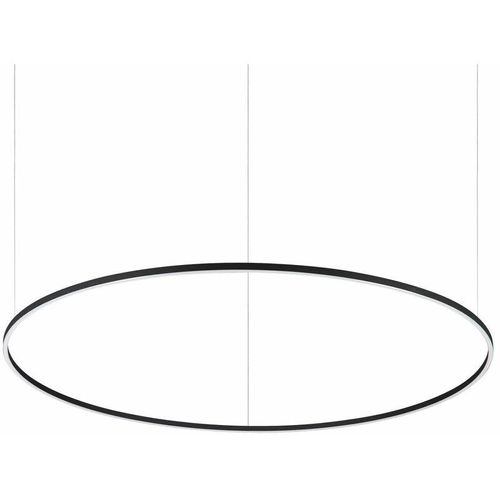 8021696285061 - Ideal Lux Lighting - Ideal Lux oracle Ringintegrierte LED-Pendel-Deckenleuchte Schwarz 150cm 3000K