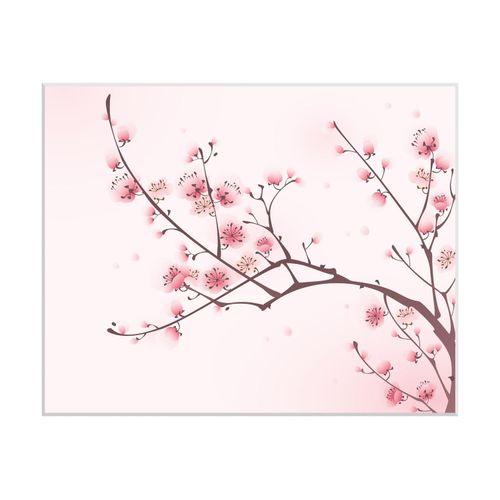 4049009914990 - Bild QUEENCE Heike Bilder Gr B H 50 cm x 40 cm Wandbild Blumen Querformat rosa (weiß) Kunstdrucke gerahmt Rosen