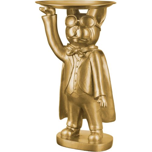 4063387376188 - Tierfigur CASABLANCA BY GILDE Hund Hero Dog mit Tablett stehend Dekofiguren Gr B H T 13 cm x 31 cm x 10 cm goldfarben Tierfiguren 4063387376188 - Tierfigur CASABLANCA BY GILDE Hund Hero Dog mit Tablett stehend Dekofiguren Gr B H T 13 cm x 31 cm x 10 cm goldfarben Tierfiguren