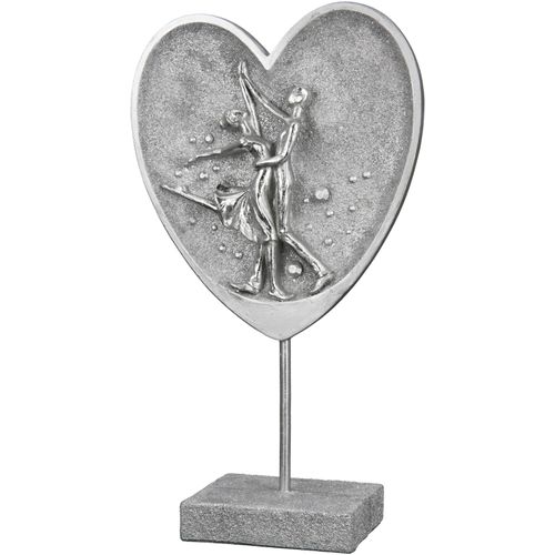 4063387375853 - Dekofigur CASABLANCA BY GILDE Skulptur tanzendes Paar im Herz Dekofiguren Gr B H T 17 cm x 30 cm x 8 cm silberfarben Deko-Objekte 4063387375853 - Dekofigur CASABLANCA BY GILDE Skulptur tanzendes Paar im Herz Dekofiguren Gr B H T 17 cm x 30 cm x 8 cm silberfarben Deko-Objekte
