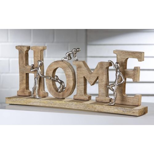 4063387480311 - Deko-Buchstaben GILDE Deko-Schriftzug HOME Dekofiguren Gr B H T 59 cm x 24 cm x 8 cm beige (naturfarben) Deko-Objekte