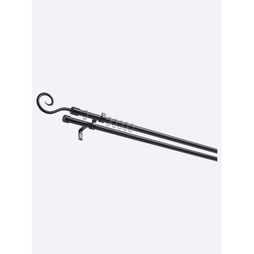 6975444913657 - Gardinenstange HEINE HOME Gardinenstangen Gr L 160 cm 1 St schwarz Gardinenstangen
