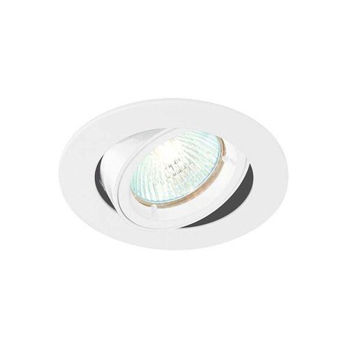 5017588523345 - Saxby Lighting - Saxby Cast - 1 Light Recessed Tilt Downlight Glanzweiß GU10