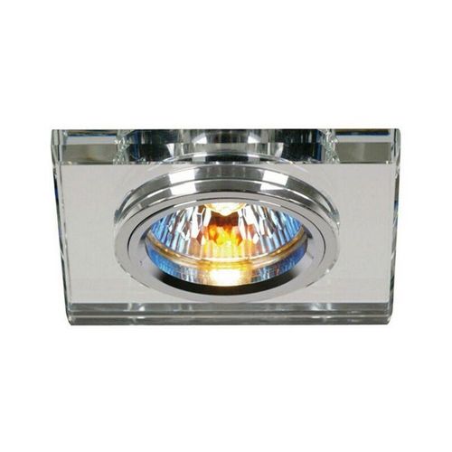 5055487404624 - Inspired Diyas - Crystal Downlights - Einbau Downlight Flacher quadratischer Rand Nur klar Benötigt 100035310 um den Gegenstand zu vervollständigen