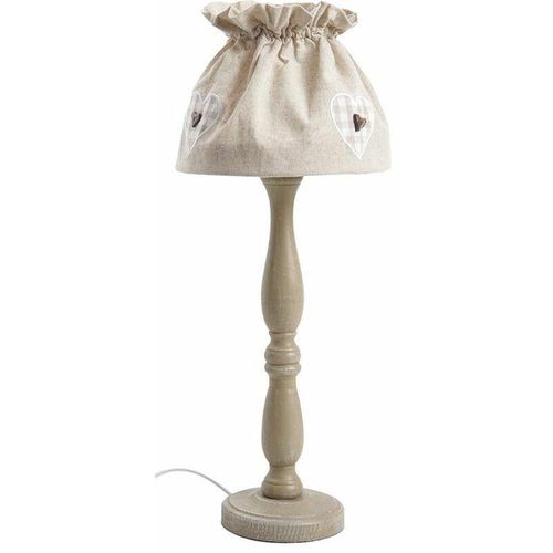 3238920728903 - Aubry Gaspard - Stehlampe aus Holz und naturfarbener Baumwolle