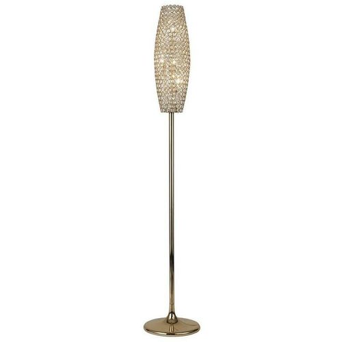 5055487422635 - Inspired Lighting - Inspired Diyas - Kos - Stehlampe 4 Light French Gold Kristall