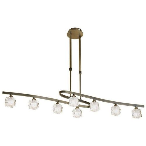 8435153218606 - Inspired Lighting - Inspired Mantra - Ice - Teleskop 8 Light G9 eco Antik Messing