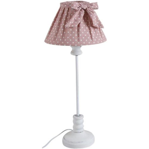 3238920820720 - Aubry Gaspard - Stehlampe aus Holz und Baumwolle mit Tupfen