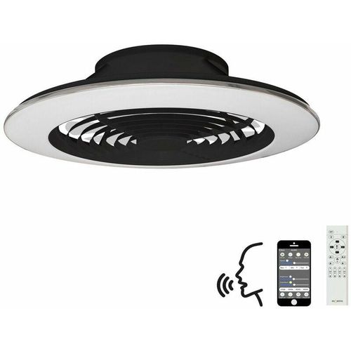 8435153274923 - Inspired Lighting - Mantra Alisio XL Dimmbare LED-Deckenleuchte & 58 W DC-Wendeventilator Schwarz Fernbedienung APP & Alexa Google-Sprachsteuerung