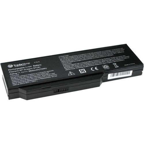 4252006191718 - Trade-Shop Notebook Akku 6600mAh ersetzt 441-810-780-0002 40019327 40020374 bp Dragon gt s für Medion MD96144 MD96217 MD96287 MD96305 MD96363 MD96380