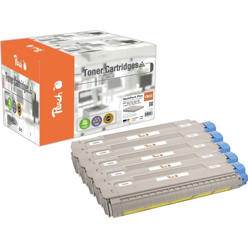 7640460540178 - O464711 464338 5 Toner (bk*2 c m y) ersetzt OKI 46471104*2 46471103 46471102 46471101 für zB OKI C 823 OKI C 823 DN OKI C 823 N (wiederaufbereitet)