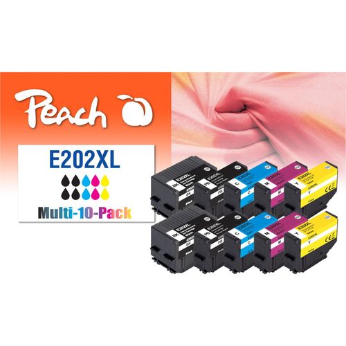 7640460544343 - E202 XL 10 Druckerpatronen XL (2*bk 2*bkph c m y) ersetzt Epson No 202XL T02G1*2 T02H1 T02H2 T02H3 T02H4 (wiederaufbereitet) 7640460544343 - E202 XL 10 Druckerpatronen XL (2*bk 2*bkph c m y) ersetzt Epson No 202XL T02G1*2 T02H1 T02H2 T02H3 T02H4 (wiederaufbereitet)