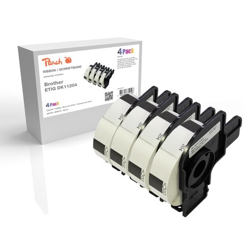 7640366810108 - Etikettenrolle kompatibel zu Brother DK-11204 Pack(4) Brother BR-DK-11204