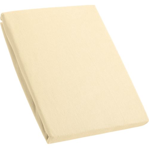 2100000793204 - Baumwoll-Jersey Spanner creme ca 140 – 160 x 200 + 30 cm