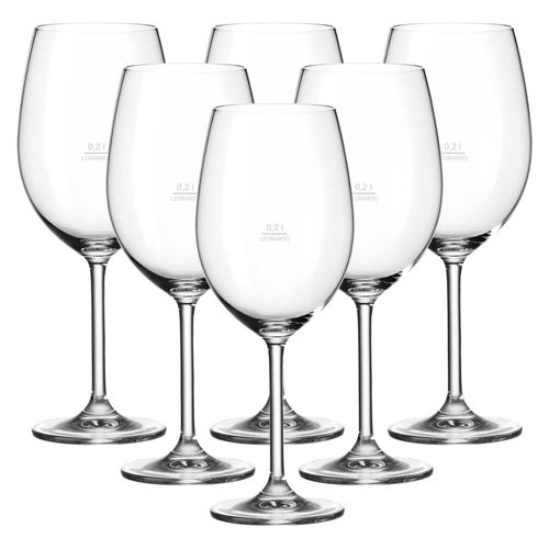 4045037325845 - Rotweingläser geeicht Daily Gastro-Edition 02 l 6er Set