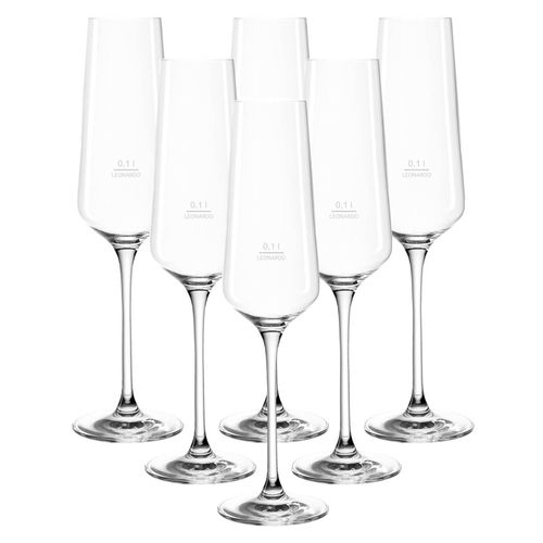 4045037326637 - Sektgläser geeicht Puccini Gastro-Edition 01 l 6er Set