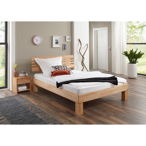 4250468554270 - - Futonbett ELISABETH 140 x 200 cm Buche massiv geölt 4250468554270 - - Futonbett ELISABETH 140 x 200 cm Buche massiv geölt