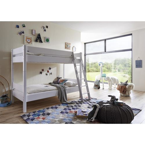 4250468504503 - - Etagenbett STEFAN Buche massiv weiß lackiert 4250468504503 - - Etagenbett STEFAN Buche massiv weiß lackiert