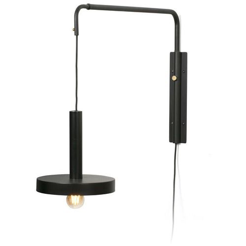 8421776167773 - Faro 20167 Wandleuchte whizz E27 15W Stahl mattschwarz Schwarz L120cm H50cm Ø25cm dimmbar