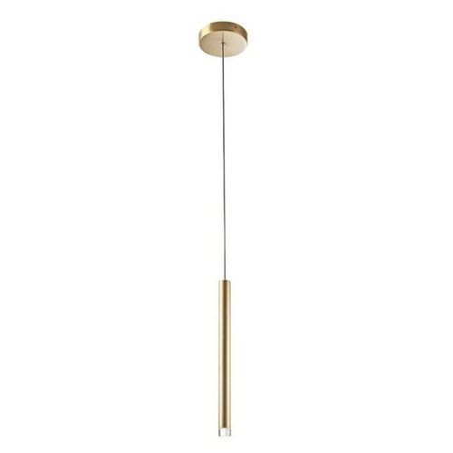 8435381473044 - Leds-c4 - Grok Candle - led Slim Deckenanhänger Kerze Satin Gold 360lm 2700K