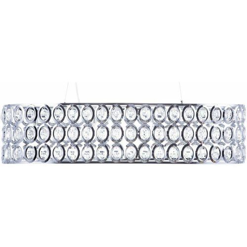 4260586352313 - Beliani - Hängeleuchte Silber Metall 4-flammig ovaler Schirm mit Kristallen aus Acrylglas Moderner Glamouröser Stil - Silber 4260586352313 - Beliani - Hängeleuchte Silber Metall 4-flammig ovaler Schirm mit Kristallen aus Acrylglas Moderner Glamouröser Stil - Silber