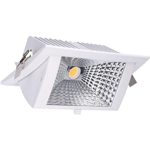 8435381433727 - Leds-c4 - downlight out square 409w 3000k cri 80 931º weiß ip20 3276lm