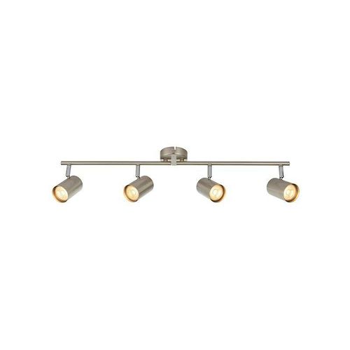 5017588736899 - Saxby Lighting - Saxby Arezzo - 4 Lichtscheinwerfer Bar Satin Chrome Effekt Chromplatte GU10