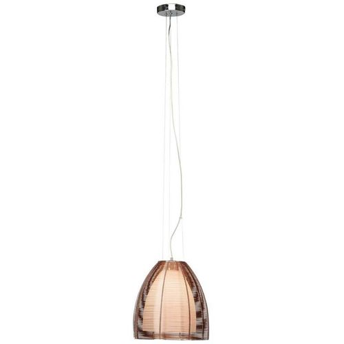 4004353294983 - BRILLIANT Lampe Relax Pendelleuchte 30cm bronze chrom 1x A60 E27 60W gf Normallampen n ent In der Höhe einstellbar   Kabel kürzbar Für LED-Leuchtmittel geeignet