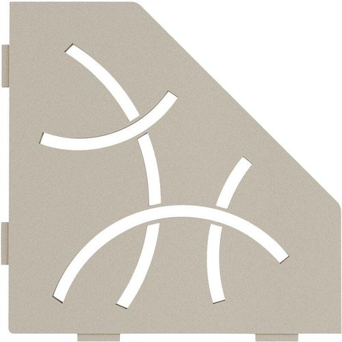 4011832177125 - Schlüter-systems Kg Deutschland - Schlüter SES2D6TSC-E-S2 Ablage Curve 75x195x195x75mm Creme