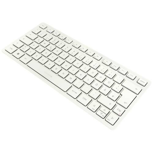 4025112110184 - CHERRY KW 7100 MINI BT Bluetooth® Tastatur Deutsch QWERTZ Windows® Weiß Geräuscharme Tasten Multipair-Funktion