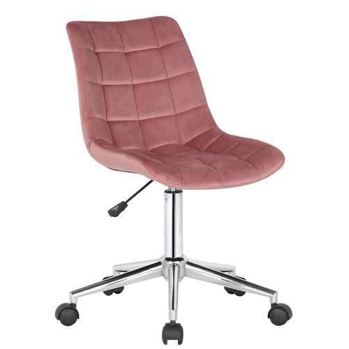 4251756453411 - Bürostuhl Medford Samt I Drehstuhl Für Home-Office I Schreibtischstuhl Höhenverstellbar Mit Drehfunktion Metallgestell Und Rollen