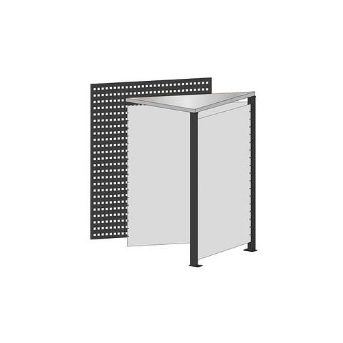 4058255114917 - Thekenmodul Eckmodul schwarz lichtgrau 780 x 780 x 1035 cm 4058255114917 SCHULTE 4058255114917 - Thekenmodul Eckmodul schwarz lichtgrau 780 x 780 x 1035 cm 4058255114917 SCHULTE