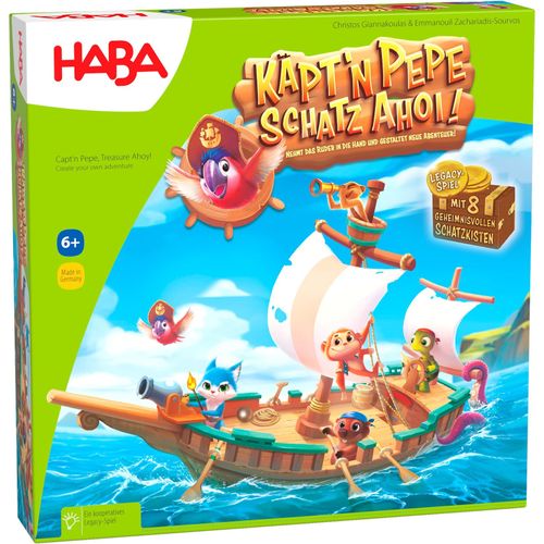 4010168264707 - Käpt?n Pepe Schatz ahoi! Brettspiel 4010168264707 HABA