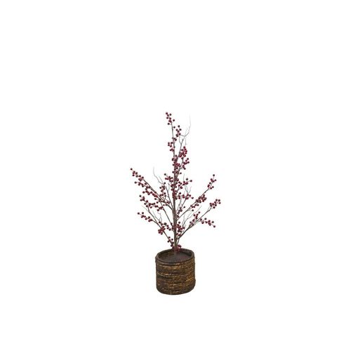 5712750338696 - Chic Antique Fleur Weihnachtsbaum mit Beeren H90 cm rot