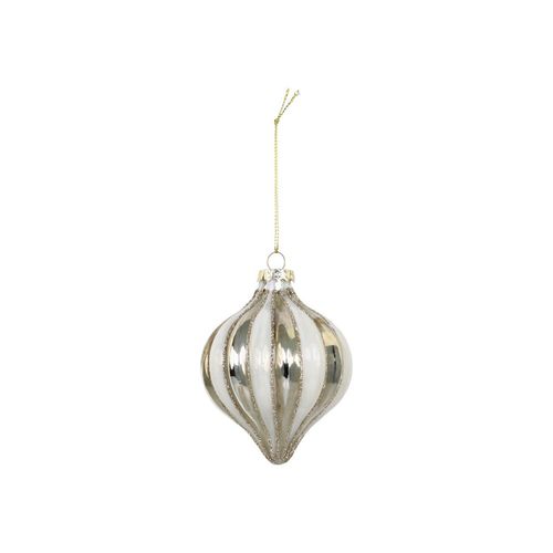 5712750345434 - Chic Antique Weihnachtskugel Nostalgica H9 D8 cm mokka 5712750345434 - Chic Antique Weihnachtskugel Nostalgica H9 D8 cm mokka