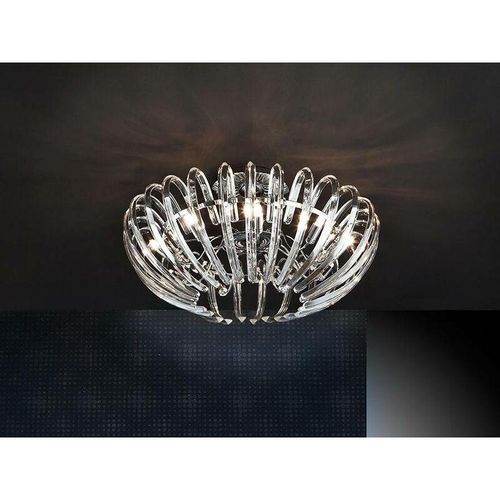 8435435311490 - Schuller Lighting - Schuller Ariadna - 9 Light Crystal Flush Deckenleuchte Chrom G9