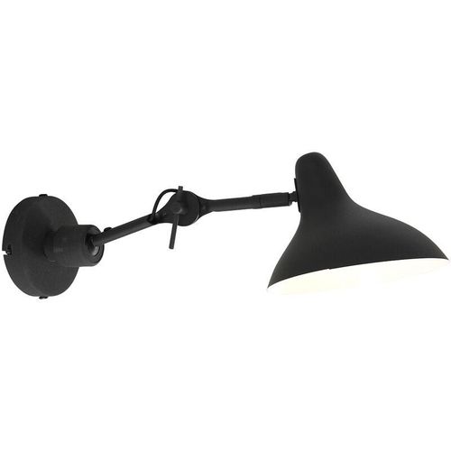 8712746132793 - Anne Light And Home - Wandlampe Kasket - Schwarz - 2693ZW - Smokeglas & Schwarz